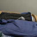 Dog Stairs and Steps for Beds Or Couches, 3-Step Pet Stairs & Steps for Small Dogs and Cats, Soft and Non-Slip Dog Ramp for Older Dogs,Pet with Joint Pain,Easy to Walk (Blue)