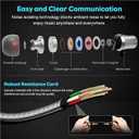 MINDBEAST Wired Earbuds with Microphone Super Bass Sound, Noise Isolation, Lightweight Cable Headphones for Running, Office, Travel, Gaming, Durable and Tangle-Free Ear Buds Earphones with 3.5mm Jack