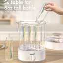 Bottle Sterilizer, Baby Bottle Steam Sterilizer, Electric Baby Bottle Sanitizer with Timer for Baby Bottles, Pacifiers, Pump Parts
