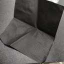 Restaurantware Luxenap 7.87 Inch Cocktail Napkins 100 Disposable Beverage Napkins - 2-Ply Linen Feel Black Paper Bar Napkins Soft And Absorbent For Coffee Or Snacks