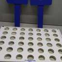 GoSports 3 Foot Width Giant Wooden 4 in a Row Game - Choose White or Dark Stain - Jumbo 4 Connect Family Fun with Coins, Case and Rules