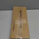 2 x CHIKILLA Silicone Dish Drying Mat for Kitchen Counter, Fast Drainage Design for Vegetables Fruits, Heat Resistant, Non-Slip , Dishwasher Safe  15.7x13 inch Urban Gray