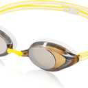 Speedo Women's Swim Goggles Mirrored Vanquisher 2.0 (White/Amber/Silver)
