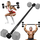 Dumbbell Converter, Convert Dumbbells to Barbell Set, Weight Bar for Bench Presses, Squats, Hip Thrust, Deadlifts, Home Weightlifting and Strength Training, Versatile Home Gym Equipment