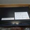 TOSHIBA Small Microwave Oven with 11 Power Levels, ChefDefrost, Sound On/Off & Eco Mode, 0.7 Cu Ft, 700W, Black, MM-EM07PA(BK)