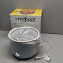 Crock-Pot Design Series 4.5-Quart Manual Slow Cooker, Serves 5+ People, Great for Chili, Soup, Stews, & More, Removable Stoneware is Oven & Dishwasher-Safe, Macaroon Blue