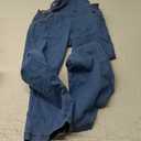 HISEA Women's Stretch Denim Bib Overalls, Women Relaxed Fit Casual Straight Leg Jean Overall with Adjustable Strap and Pocket, M