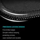 Floral Mouse Pad, Desk Pad Mat, Gaming Pad, Desk Mat for Keyboard and Mouse, Medium Mouse Pad, Big Mousepad with Stitched Edge Non-Slip Rubber Base for Office School Home (27.5X11.8 in) (Pink&Flower)