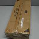 YaFex Heavy Duty Curtain Rods 32-150 Inch, 1 Inch Adjustable Black Curtain Rod for Windows, Extra Long Window Treatment Rods with Aluminium Finials, Easy Installation