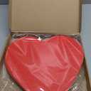 Ctosree 50 Pcs Valentine's Day Glitter Heart Cutouts 12 Inch Large Paper Cards Red Heart Decorations for Valentine's Day Craft Bulletin Board Wall Classroom Decoration