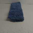 Bathroom Rug 20x32 Non Slip Fluffy Blue Bath Mat for Bathroom Floor Washable Plush Luxury Bath Rug for Tub Soft Shaggy Absorbent Shower Sink Mat