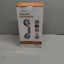 LEVERLOC Grab Bars for Bathtubs and Showers 2 Pack Suction Grab Bar, Heavy Duty 12 Inch Shower Handle Removable Bath Handrails for Seniors and Elderly, Bathroom Safety Grip No Drilling Waterproof Grey (Gray)