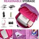 2 x Offstar Travel Backpack, Leisure Backpack, Simple Cute Backpack, Anime Theme Bag, Sports Backpack, Suitable for Lighter Days or Weekend Outings, Pink