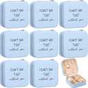 Colingmill 8 Pcs Bridesmaid Proposal Jewelry Box Gifts I Can't Say I Do Without You Travel Jewelry Case Portable Earring Organizer for Women Bridesmaids Wedding Gifts (Blue)