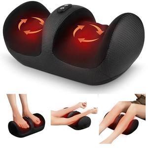 Nekteck Foot Massager with Heat & Foot Roller, Shiatsu Calf Leg Massager for Circulation and Neuropathy Pain Relief for Feet Care Home Office Gadgets Relaxing Massage Tools Gifts for Women Men Mom Dad (MISSING CHARGER)