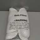 Bath Pillows for Tub, Comfortable Bathtub Cushion for Head and Neck with Soft 3D Mesh Fabric and 54 Non-Slip Suction Cups, Relaxing Tub and Shower Accessories Spa Gift White Standard