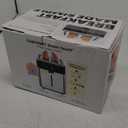 Chefman Smart Touch 2 Slice Digital Toaster, 6 Shade Settings, Stainless Steel Toaster 2 Slice with Extra-Wide Slots, Thick Bread Toaster and Bagel Toaster, +10 Seconds, Defrost, Removable Crumb Tray