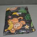 Monkey Blanket, Cute Monkey Gifts, Soft Flannel Animal Blankets, Cozy Lightweight for Bedroom Bed Sofa Decoration for Kids Women Men Room,40"x50"