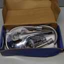 High Pressure 10 Ways Handheld Shower Head Chrome- Anti-clog Nozzles, Built-in Power Wash to Clean Tub, Wall & Overhead Brackets,Magnetitc Rainfall Shower Wand,Built-in 2 Power Jet