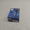 Philips Norelco Shaver 3900 Series, Wet and Dry Electric Shaver, P-Cap, Travel Pouch, Charging Stand, Storm Blue, Model S3341/92 (Silver New)