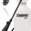 Chapin 20002 Made in USA 2 -Gallon Lawn and Garden Pump Pressured Sprayer, for Spraying Plants, Garden Watering, Lawns, Weeds and Pests, Translucent White