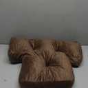 TANYOO Back Pillow for Recliner Lumbar Support Pillow Soft and Fluffy Back Support Cushion Thick Lumbar Cushion for Chairs, Recliners,Sofa, Couch and Bed for Pain Relief Brown