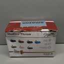 Homemate Heated Blanket Electric Throw - 50"x60" Heating Blanket Throw 1/2/4/6/8 Hours Auto-Off 10 Heat Level Over-Heat Protection Flannel Sherpa ETL Certification