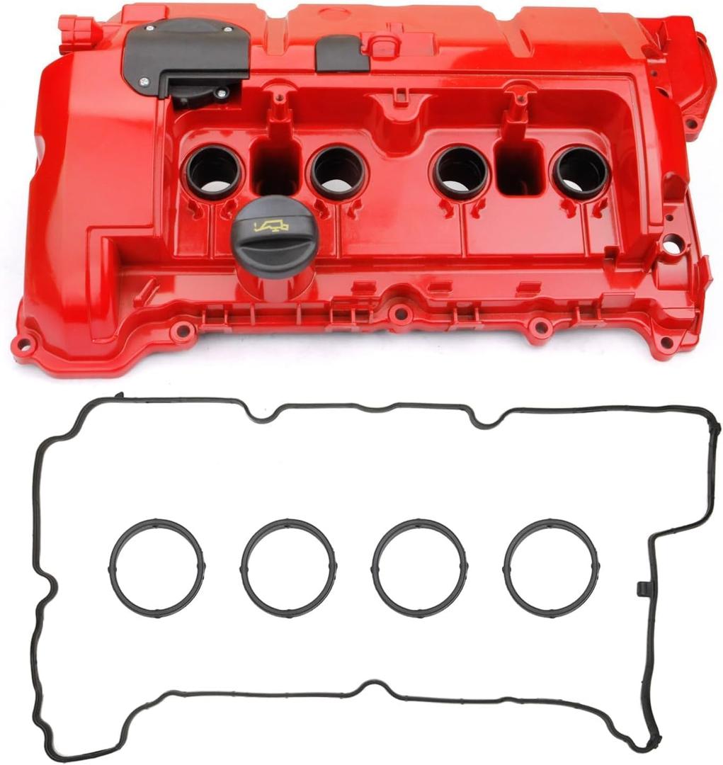 MITZONE Aluminum N12 N16 Valve Cover Compatible with MINI Cooper Countryman Paceman 2007-2016 1.6L