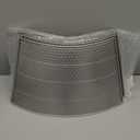 Bribay Silver Metal Christmas Tree Collar, 28 Inch 5 Panel Tree Collar Base Stand for Artificial Trees, Perfect for Xmas Tree Base Cover Decoration