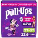Pull-Ups Girls' Potty Training Pants, Size 2T-3T, 124 Count