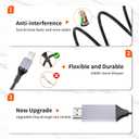 [Apple MFi Certified] Lightning to HDMI Cable Adapter for iPhone,1080P Lightning to HDMI Digital AV Adapter HDTV Cord Compatible with iPhone 14 13 12 11 Pro Max XS XR X 8 to TV Projector Monitor