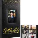 300 Pockets 2026 Graduation Photo Album 13 x 6 in Leatherette Cover Class of 2026 Graduation Photo Album Book for 4" x 6" Picture Memory Scrapbook for High School Graduate Student College Party Gift