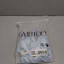 Gmeitoey Summer Satin Formal V Neck Backless Maxi Dress, Baby Blue, Small
