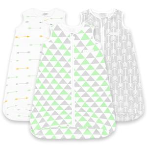 Baby Sleeping Bag Sack  Infant Sleeping Bags 18-24 Months  3 Pack - Cotton Wearable Blanket Baby Sleep Bag  Unisex Zip Up Baby Bag for Babies