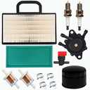 HEYZLASS 698754 Air Filter, 492932S 492932 Oil Filter with 691035 Fuel Filter Tune up Kit Compatible with 499486 499486S 18-26 HP intek V-Twins Lawn Mower Tractor