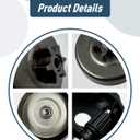 501628301 3/8" Sprocket Clutch Drum Kit with Worm Gear & Oil Pump, Fit for Poulan Pro P3314 P3416 P3816 PP4218A P3516PR PP3516AVX P4018WT PP4218AVX 4218AVX Replaces 530057905