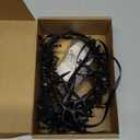 Gothic Black Antler Crown - Dark Elf Headpiece Forest Fairy Headband Fae Deer Horns Circlet for Women Renaissance Renfaire Cosplay Goth Wedding Halloween