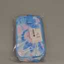 Kids Toiletry Bag for Girls, Travel Toiletry Bag for Teen Girls Cosmetic Bag Makeup Bag Waterproof Hanging Wash Bag Toiletries, Tie Dye Blue