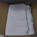 6-Pack White Round Tablecloths, 120 Inches, Stain-Resistant Polyester for 5-6 Ft Round Tables - Washable Table Covers for Weddings, Banquets, Birthday, Parties, Events