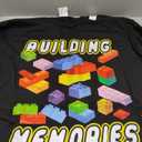 Building Memories Building Bricks Blocks Family Matching T-Shirt, Size: 2XL