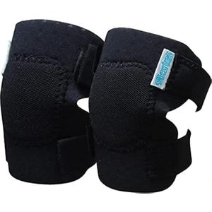 Simply Kids Baby Knee Pads for Crawling (2 Pairs), CPSIA Certified - Comfortable Knee Protector for Toddler, Infant, Girl, Boy, Crawler - Rodilleras para Bebe (Black)