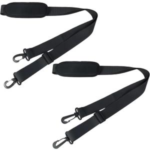 2 Packs 64.9" Shoulder Strap Compatible with Yeti Cooler, Adjustable Shoulder Strap, Nylon Webbing Material, Durable & BreathablePlastic Hooks & Metal Hooks