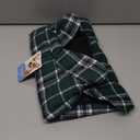 Kuoser Waterproof Dog Coat, Reversible Dog Jacket for Large Dogs, Adjustable Durable Doggie Winter Coat for Growing Puppies Warm Puppy Cold Weather Apparel, Green L (Large (Pack of 1)