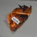 Sowder Rooster Hackle Feather Fringe Trim 5-7" in Width Pack of 5 Yards(Orange)