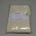 Royale Linens 100% Organic Cotton Fitted Sheet - Percale Weave - Super Soft Deep Pocket Bottom Sheets - Cream Elastic Sheet Queen Size - Queen Fitted Sheets Only - (60"x80"+15", Cream)