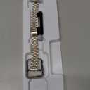 Slim Watch Band Compatible with Apple Watch 41mm 45mm 42mm 44mm 40mm 38mm Metal Stainless Steel Watchband Suitable for iWatch 10/9/8/7/6/5/4/3/2/1/SE Series Women Luxury Strap (Silver and Gold)