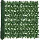 Artificial Ivy Privacy Screen: 40x120 in,UV Protection Ivy Vine Leaves Hedge Fence Panel Backdrop for Patio, Balcony, Garden, Backyard Indoor and Outdoor Green Decor