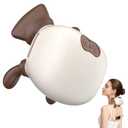 4D Neck Massager,Shoulder Hot Compress Massager, a wireless and portable massager that simulates human hand operation,suitable for relieving neck pain and relaxing muscles,with 3 adjustment modes.