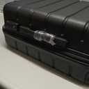 Sweetcrispy Carry on Luggage, Hard Shell ABS Suitcase with Double Spinner Wheels, Lightweight Expandable Rolling Suit Case with TSA Lock, 20 Inch Bronze Black