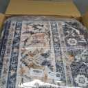 YOUFORTONG Washable 8x10 Area Rugs: Rugs for Living Room Ultra Soft Carpet for Bedroom Waterproof Rug Non Slip Rugs for Hardwood Floors (Black, 8x10)